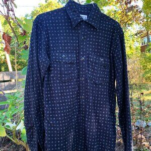 Klaxon Howl pattern flannel button down